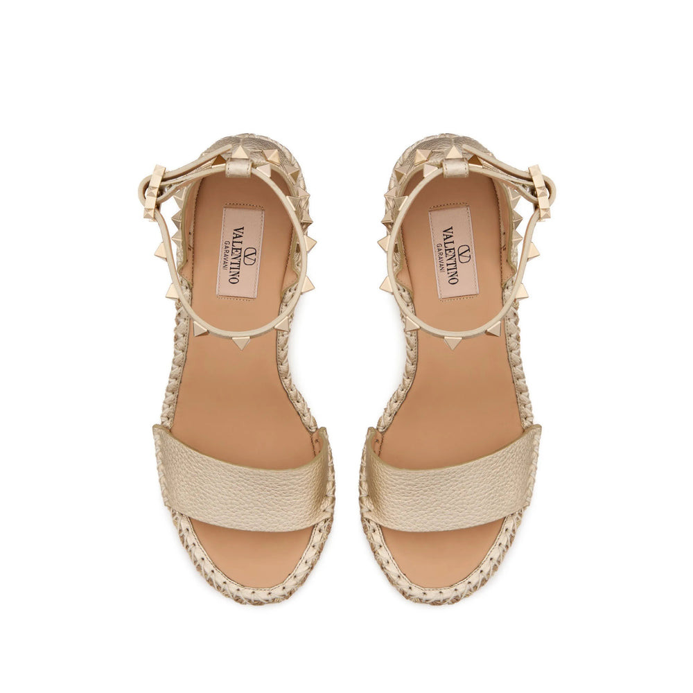 Valentino Garavani Gold Espadrilles Women - 4