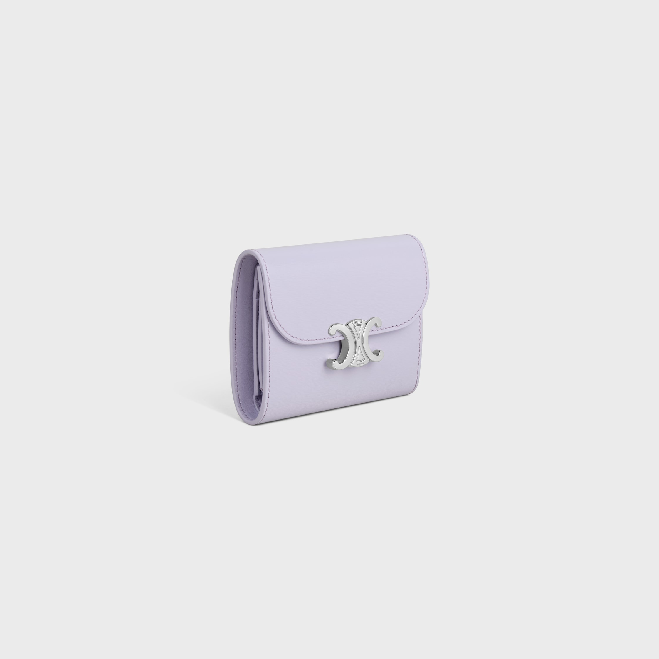 Small Flap Wallet TRIOMPHE IN Shiny calfskin - 2