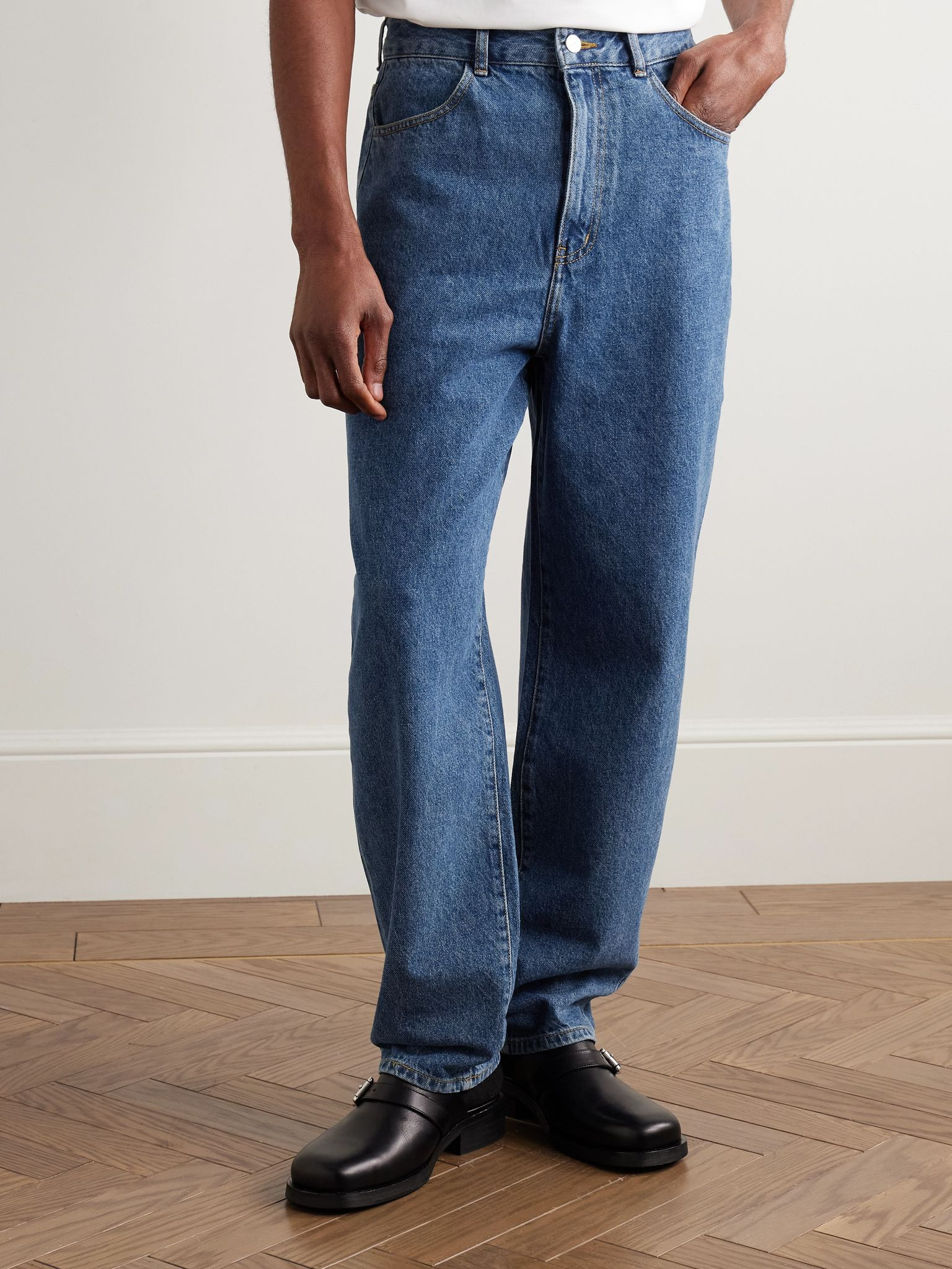 Straight-Leg Jeans Blue - 3