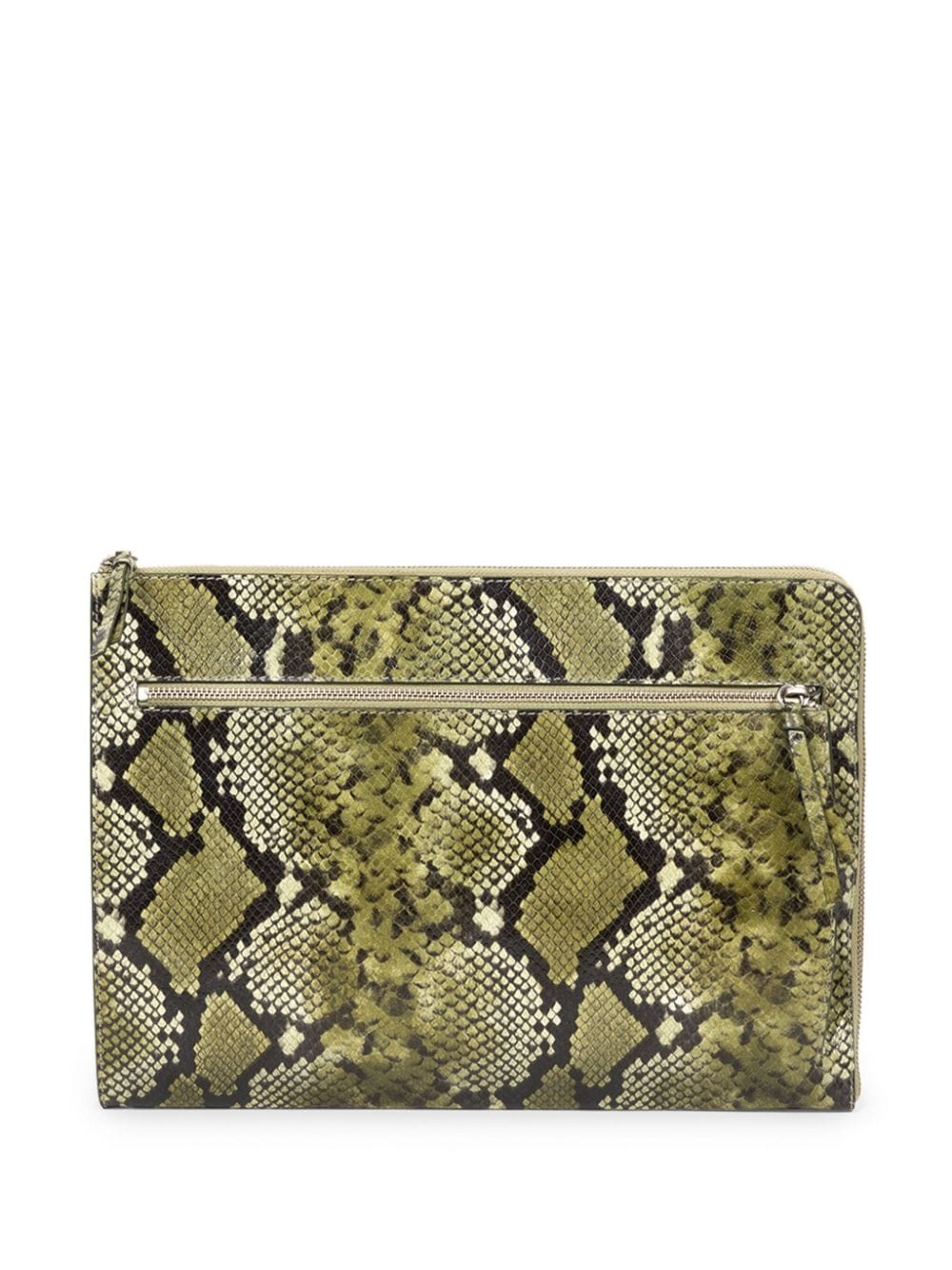 animal-print leather laptop case - 1