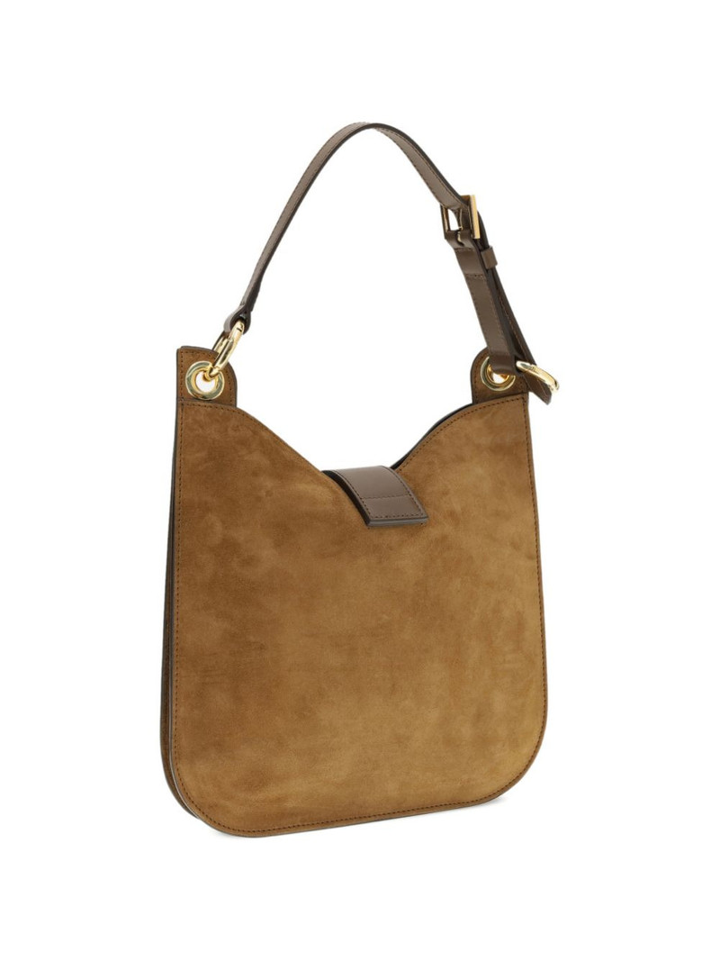 TOM FORD buckle smooth calf suede shoulder bag outlook