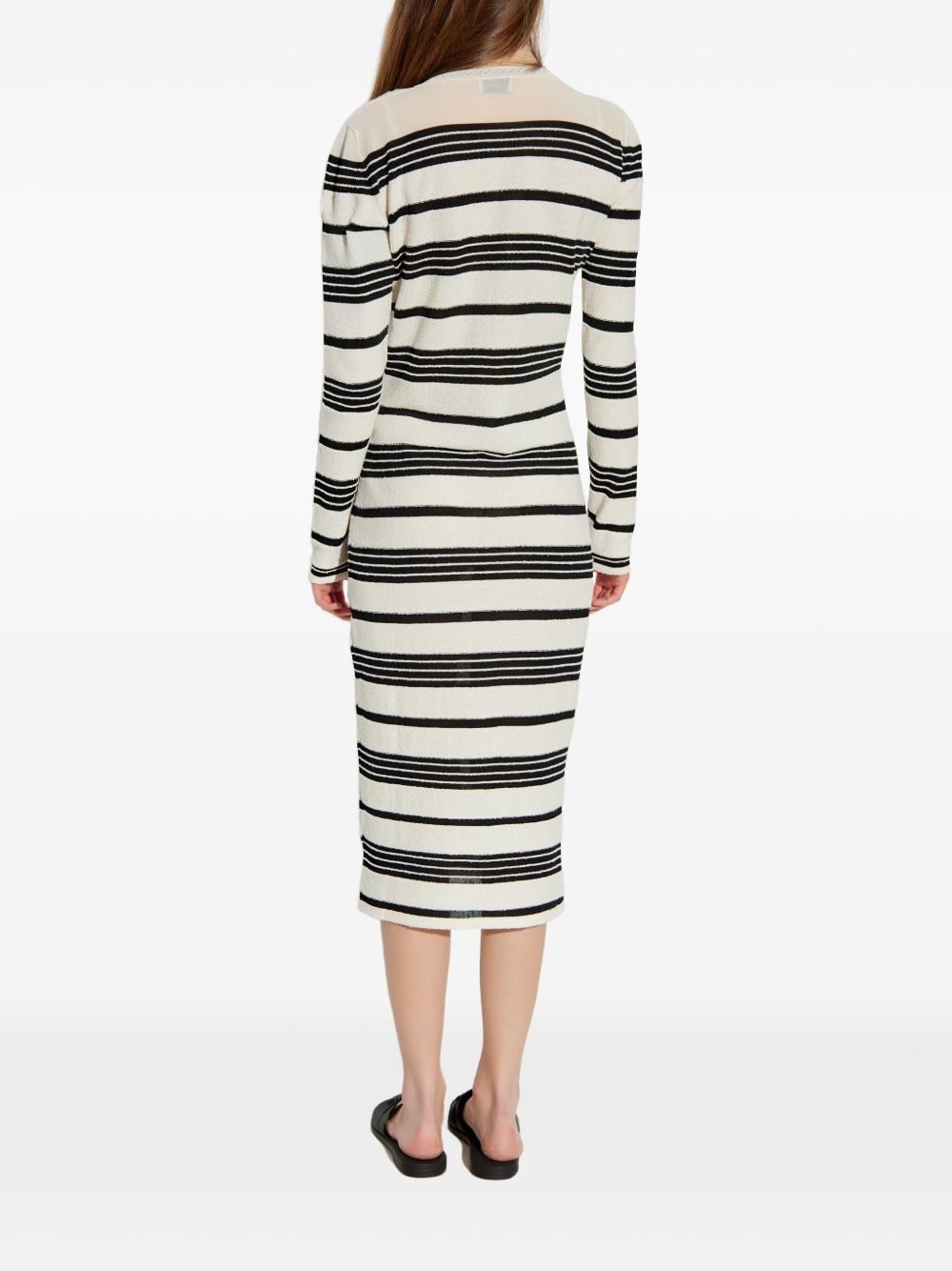cotton-blend dress - 4