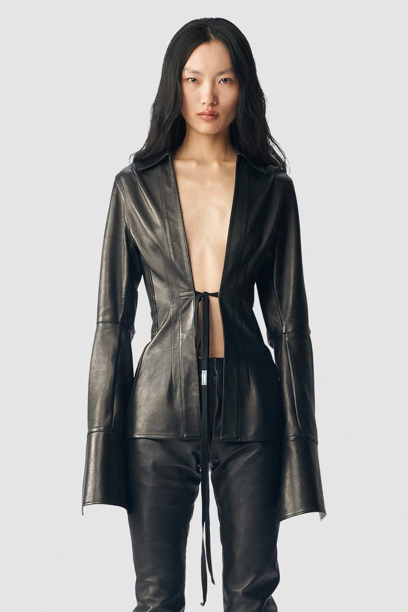 Linsey Open Front Fitted Shirt 1