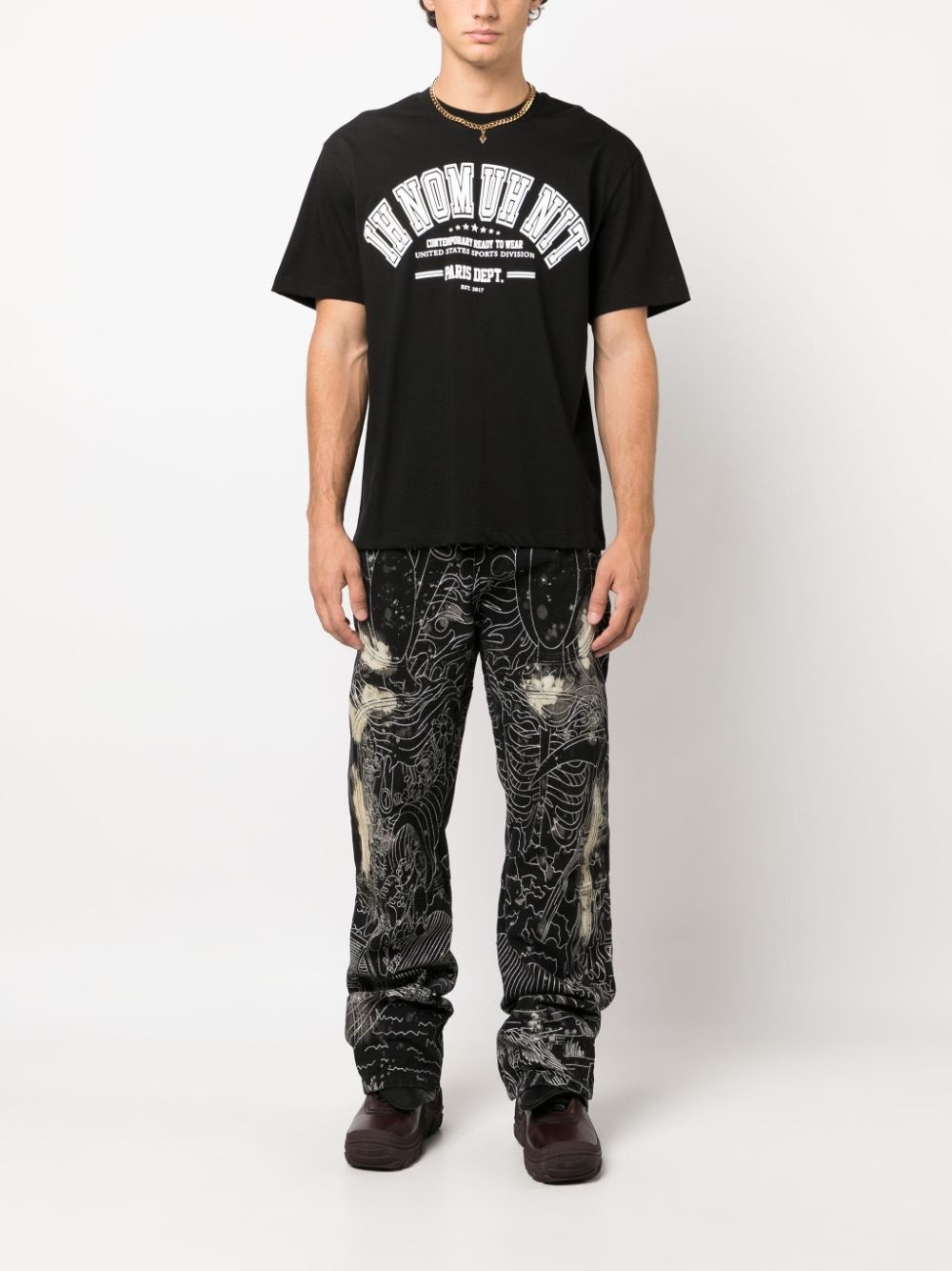 logo-print cotton T-shirt - 2