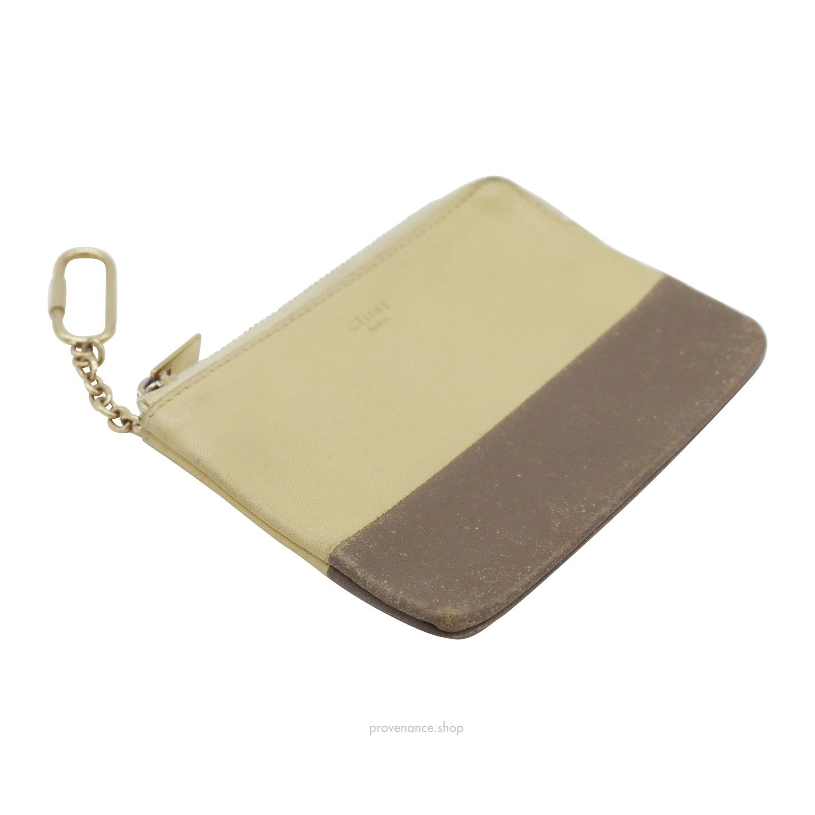 Celine Key Pouch Cles - Olive Drab/Cream - 4