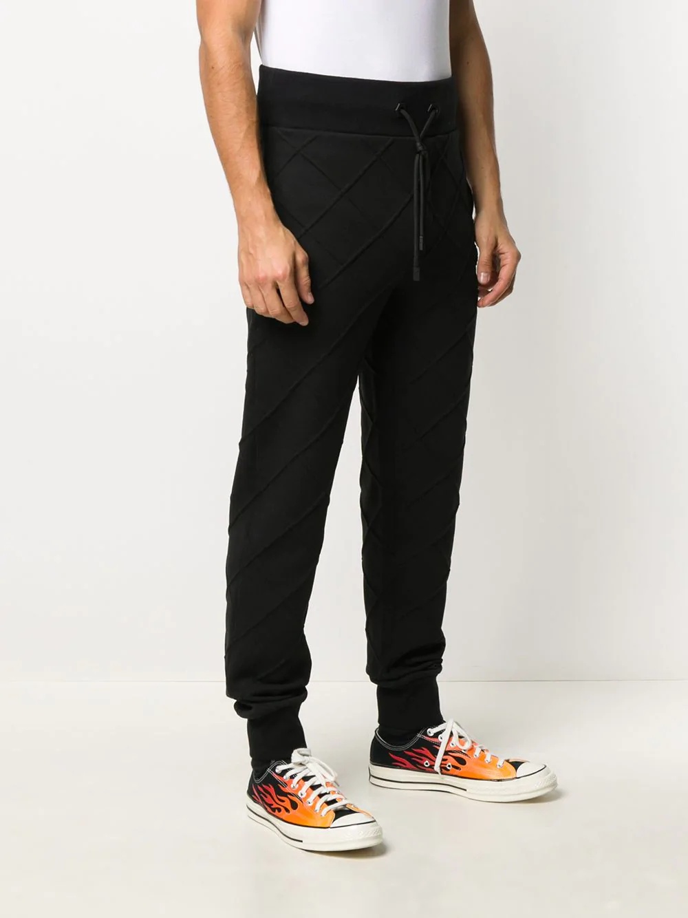 ridged track pants - 3