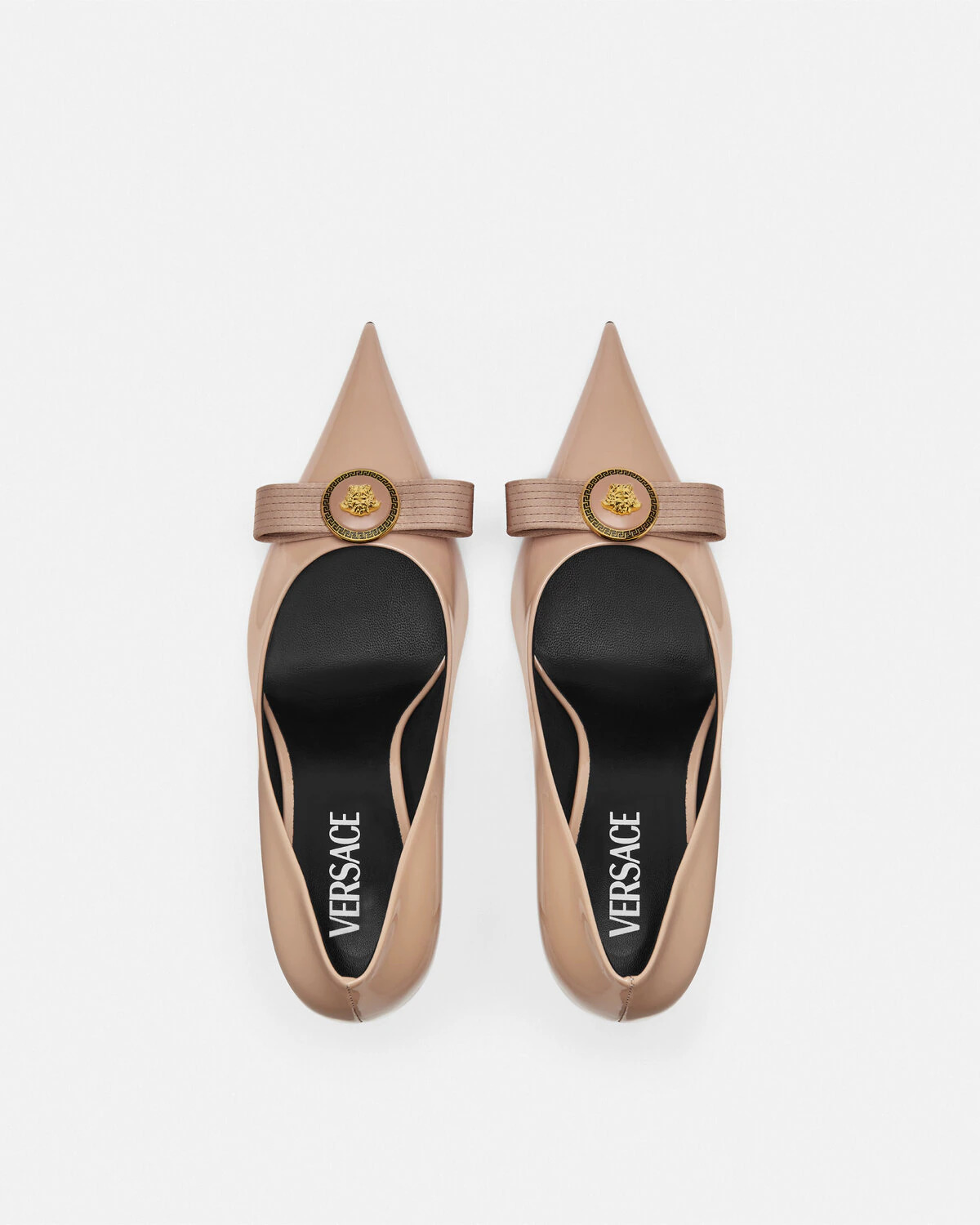 Gianni Ribbon Patent Pumps 85 mm - 4