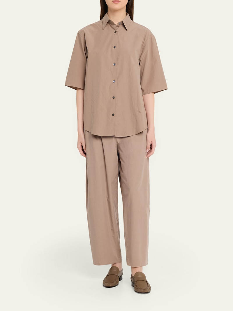 MARIA McMANUS Drawstring Balloon Tapered-Leg Trousers outlook