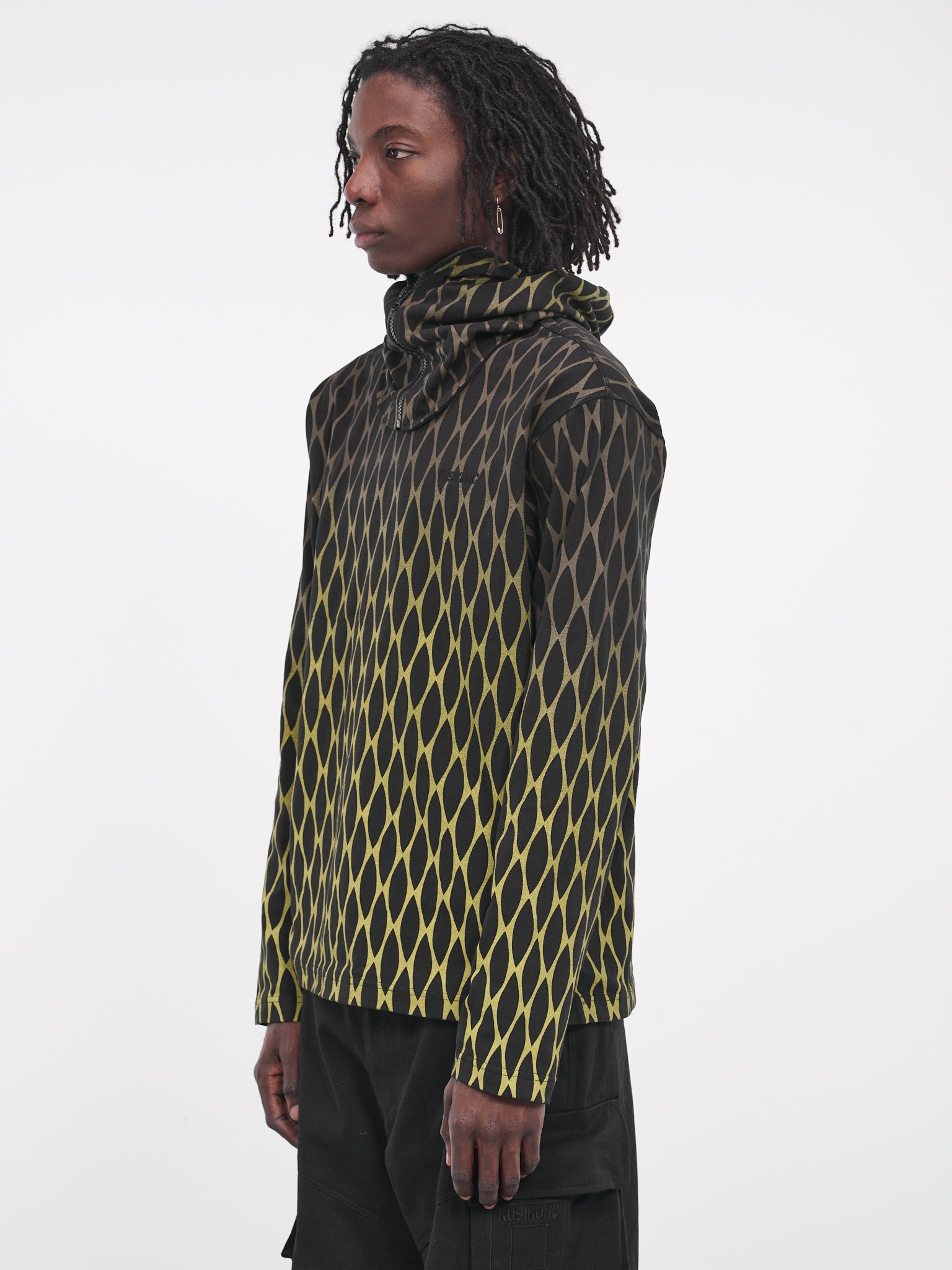 Chain Print Hoodie - 2
