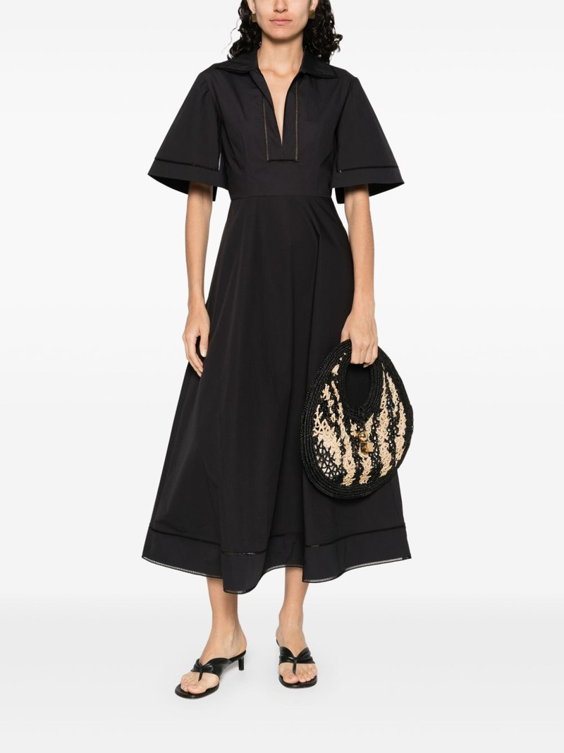 RÓHE embroidered poplin dress outlook