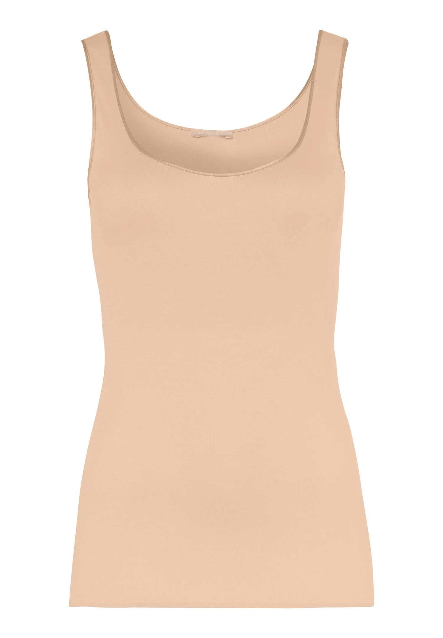 Cotton Seamless Round Neck Cotton Tank Top - 1