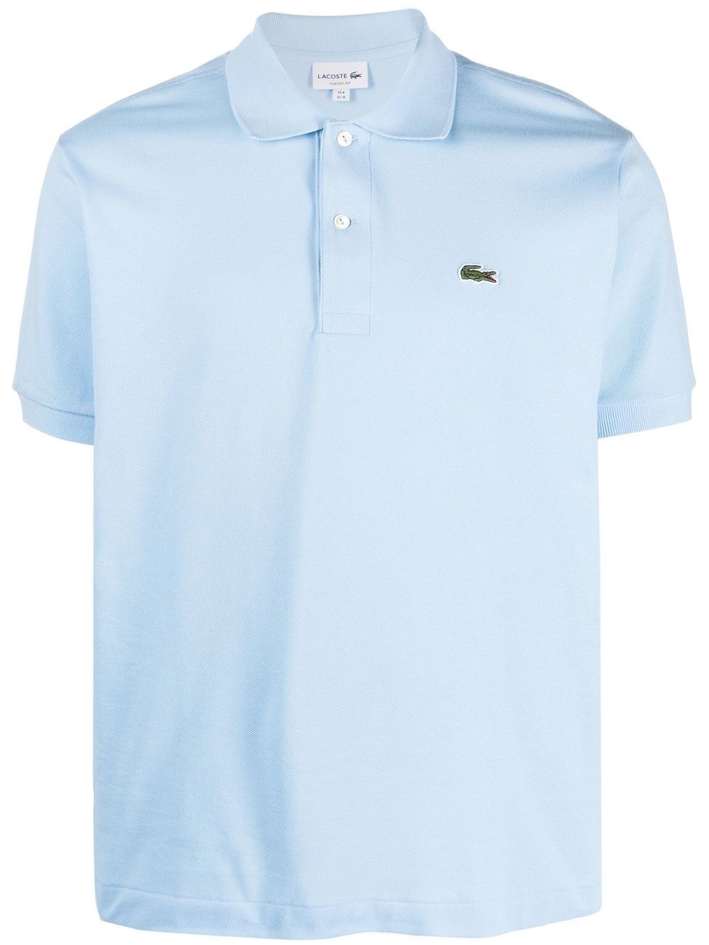 logo-patch polo shirt - 1