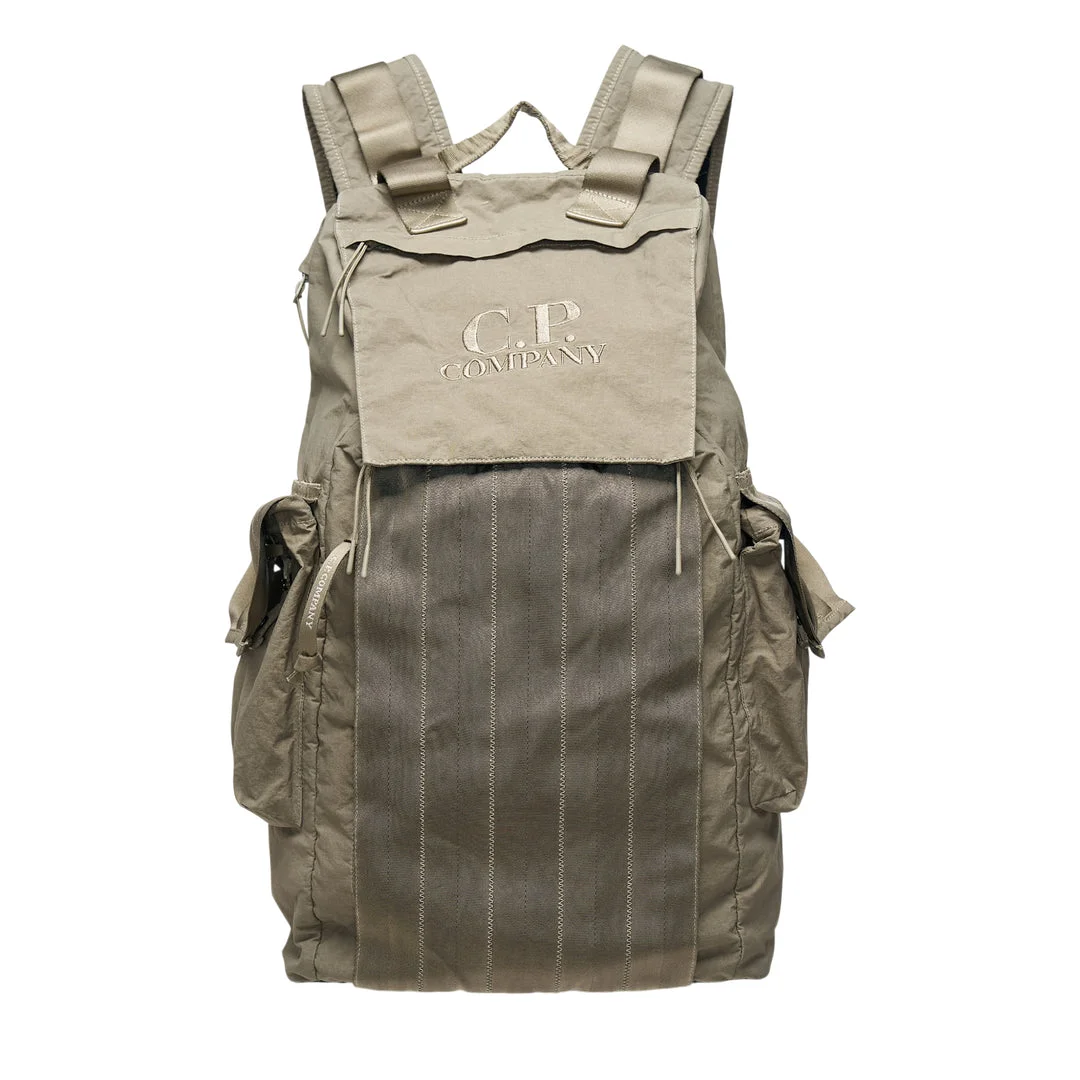 Herringbone Mixed Backpack - 1