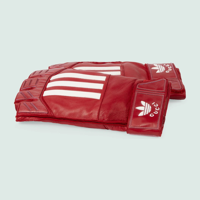 GUCCI adidas x Gucci leather gloves outlook