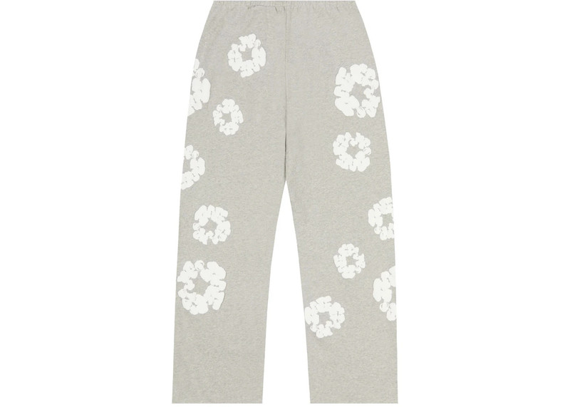 DENIM TEARS Denim Tears Cotton Wreath Baggy Sweatpants Grey outlook