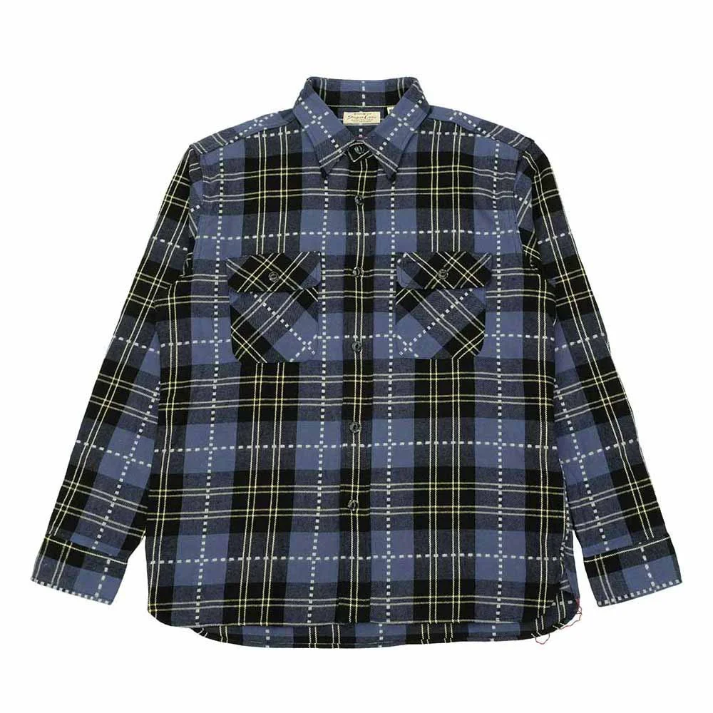 FICTION ROMANCE DOBBY PLAID WORK SHIRT - SC29583 - 1