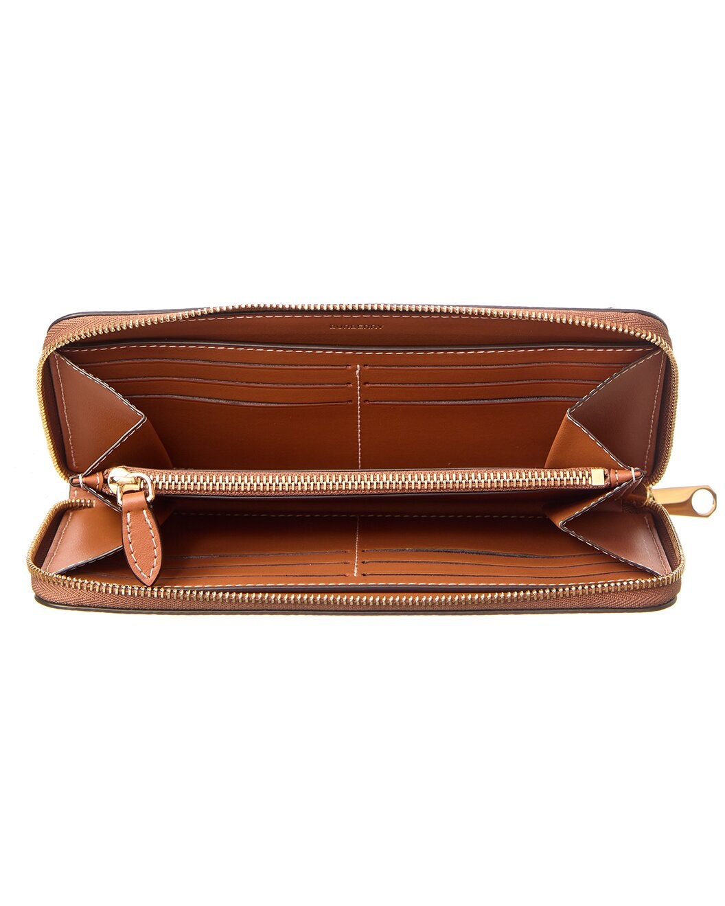 Burberry Check E-Canvas Zip Around Wallet - 3