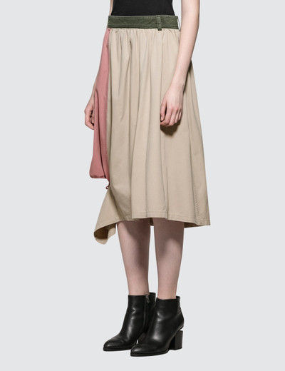 JW Anderson WASHED CUT OUT PUFFBALL SKIRT outlook