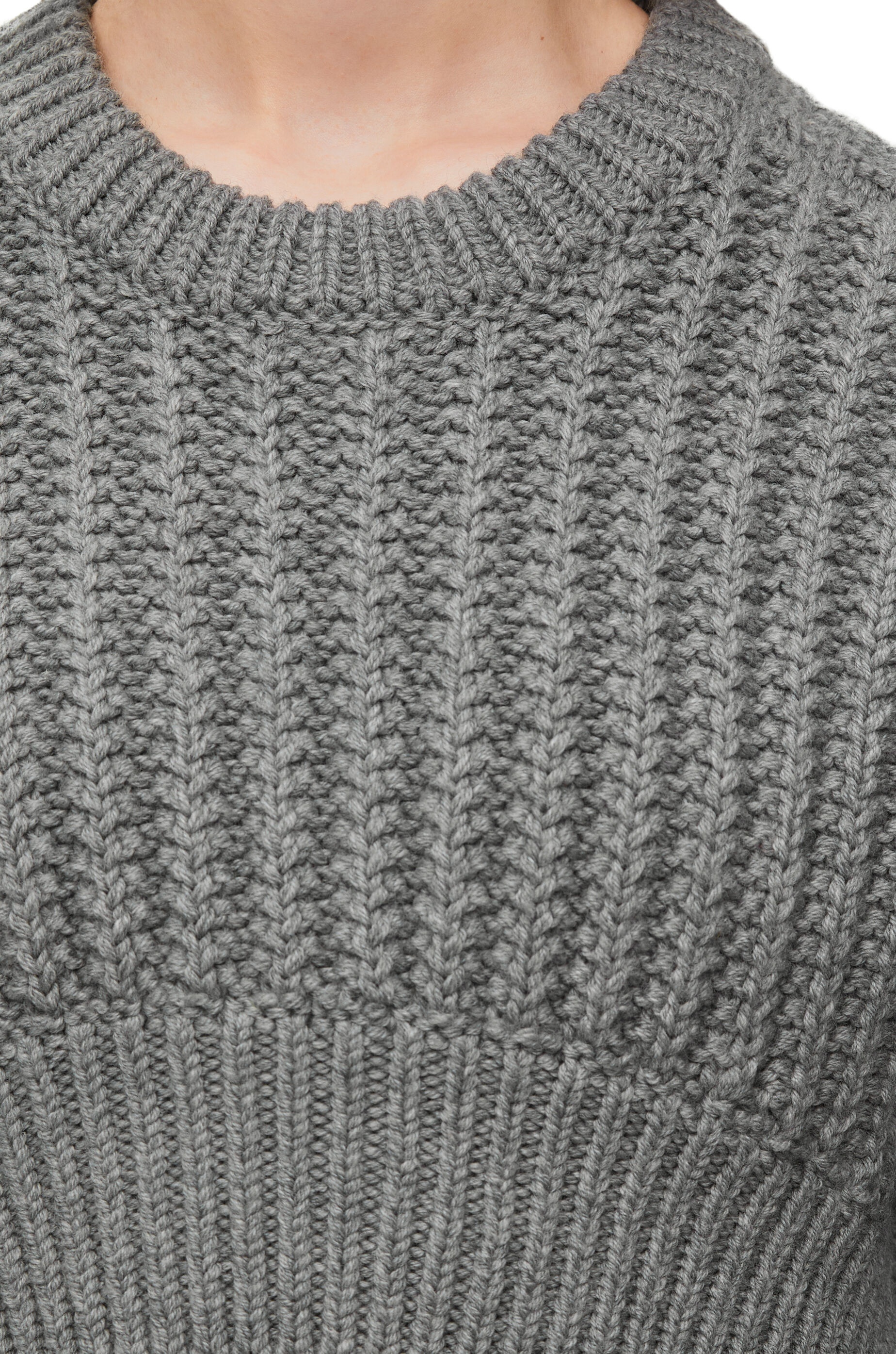 Cropped sweater in wool - 4