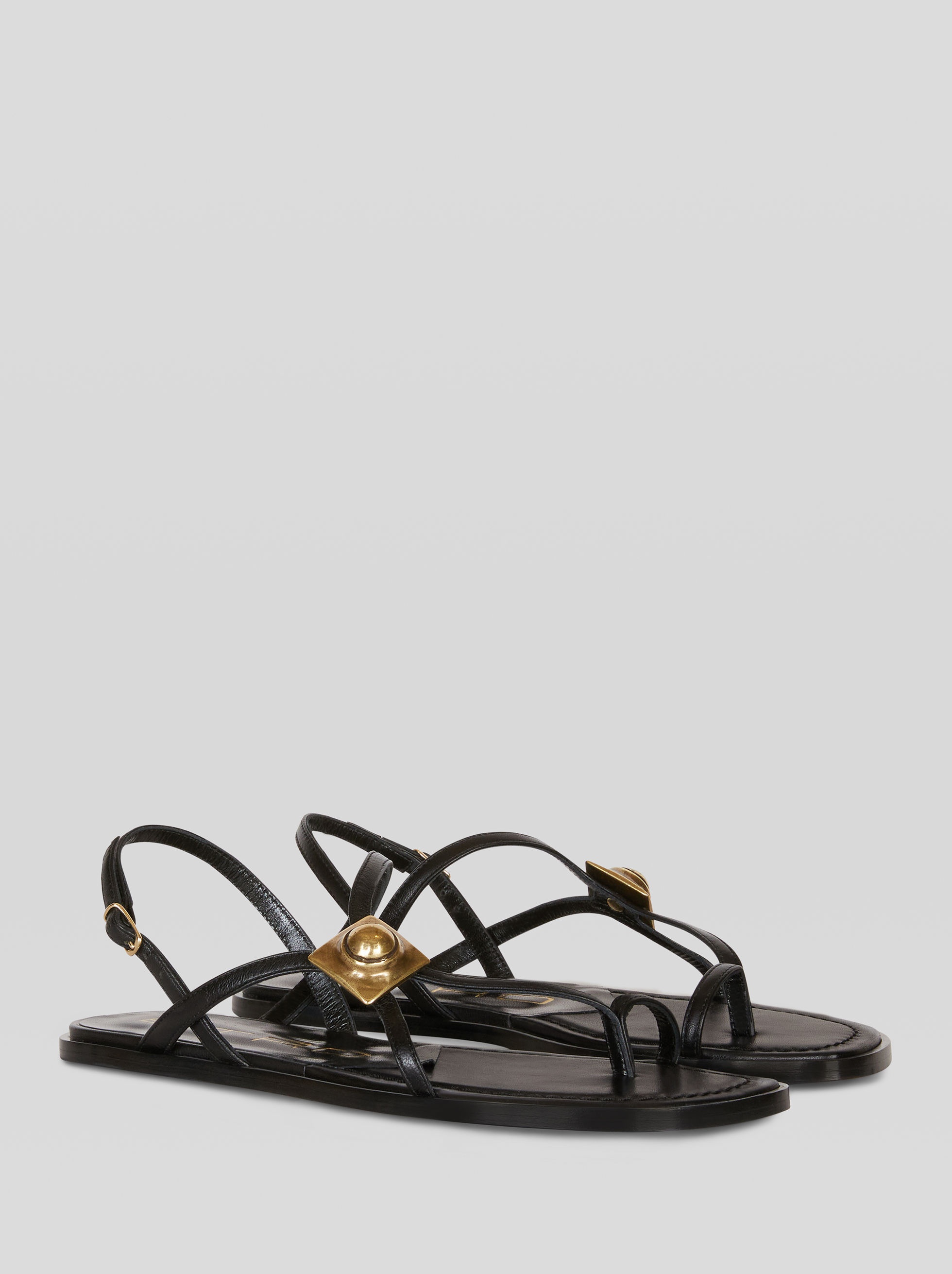 CROWN ME FLAT SANDALS - 3