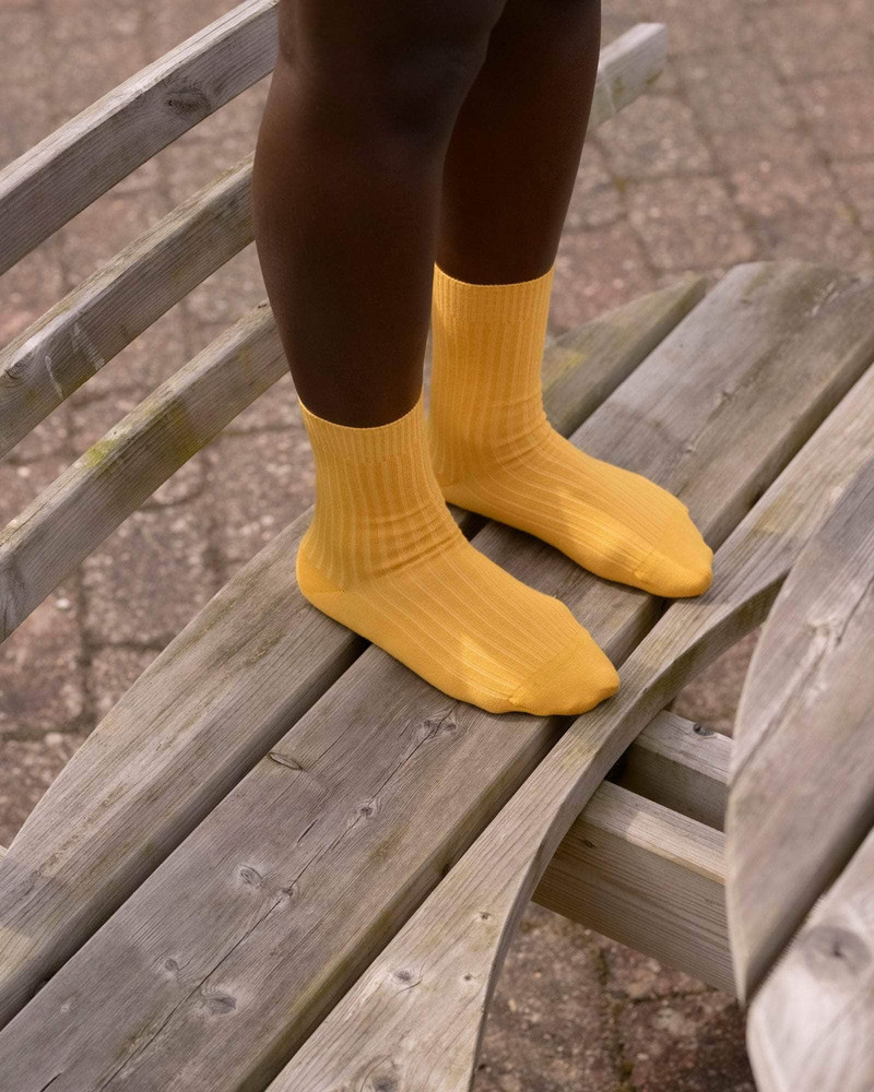 Rib Overankle Socks - Organic Cotton Rib 3