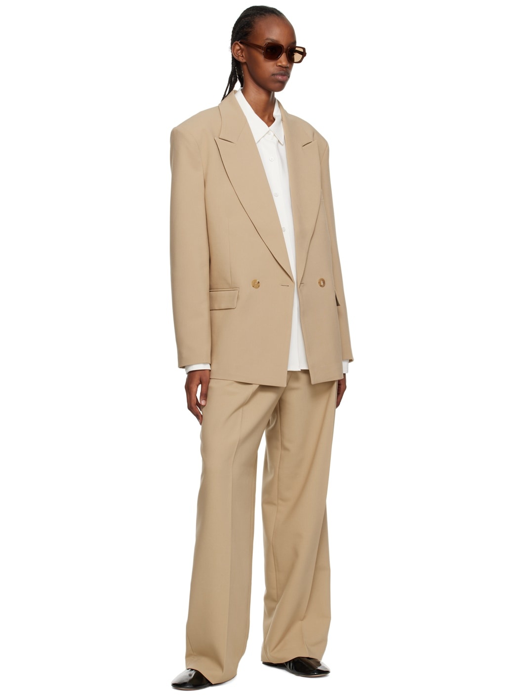 Beige Corrin Trousers - 6