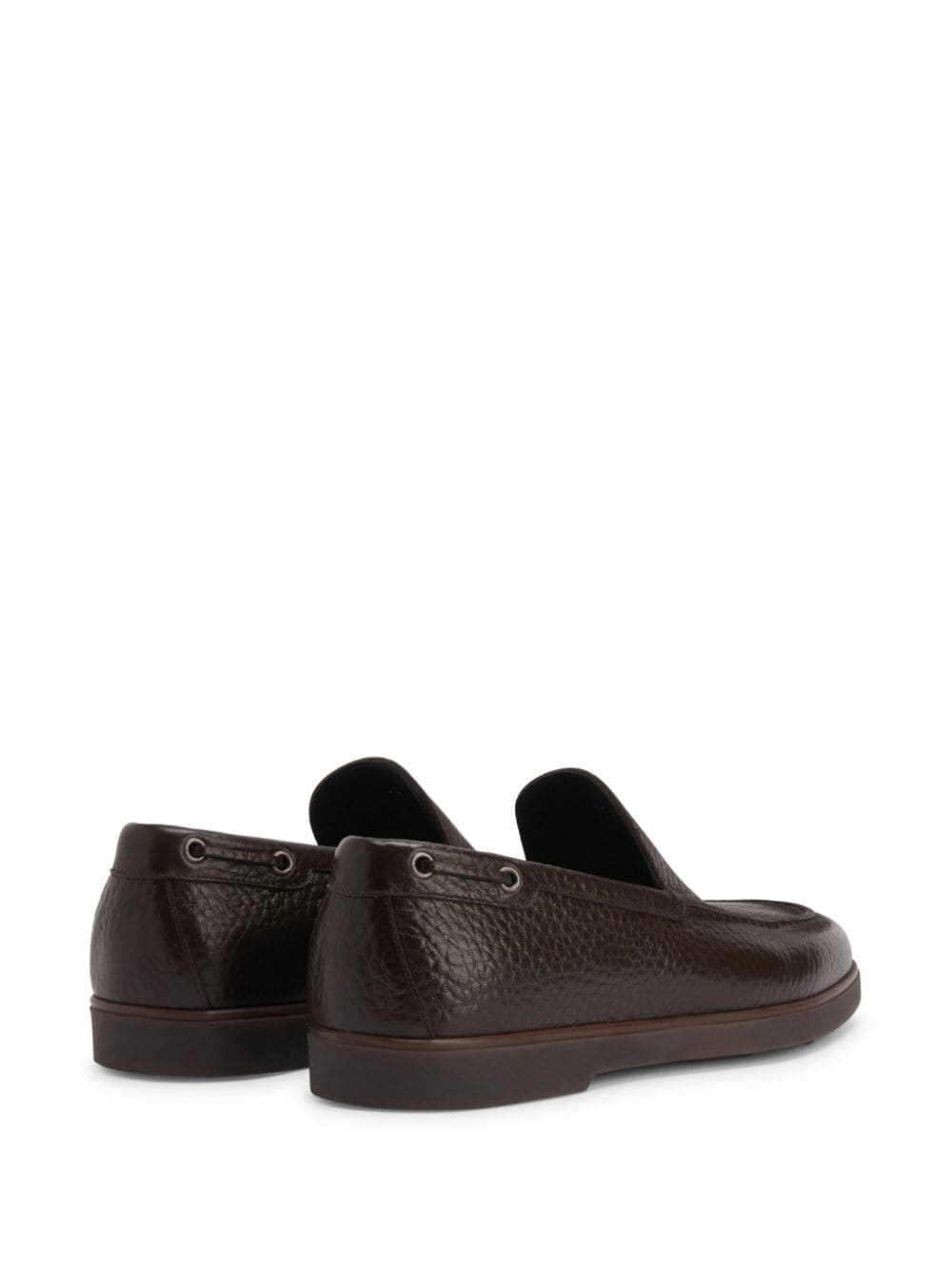 The Maui leather slip-on loafers - 3