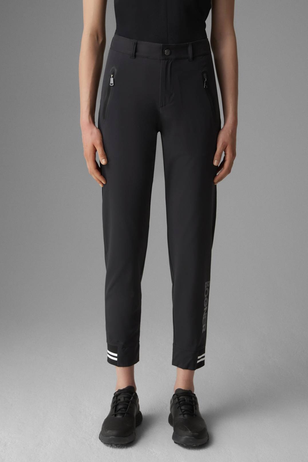 SUKIE FUNCTIONAL CHINOS IN BLACK - 2