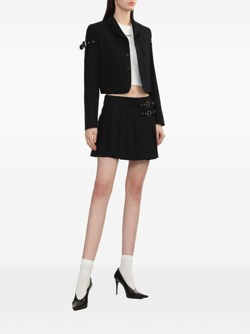 We11done pleated midi skirt outlook