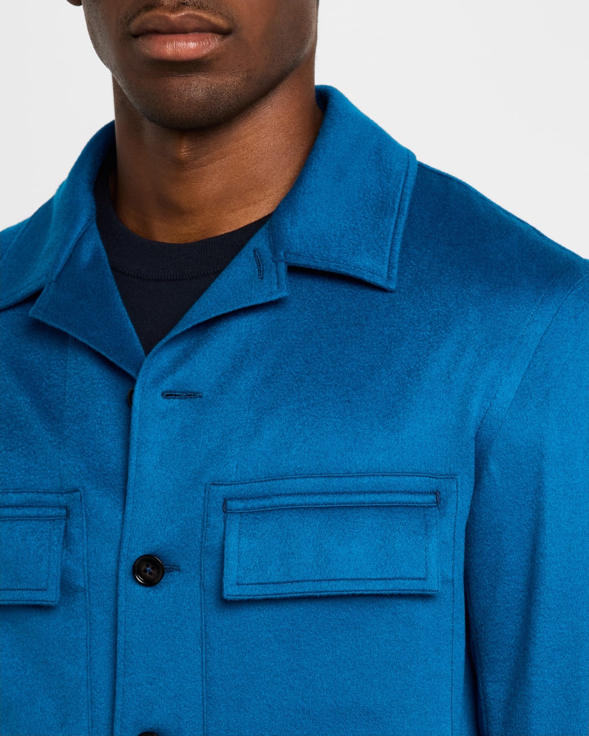 Men's Oasi Cashmere Overshirt - 5