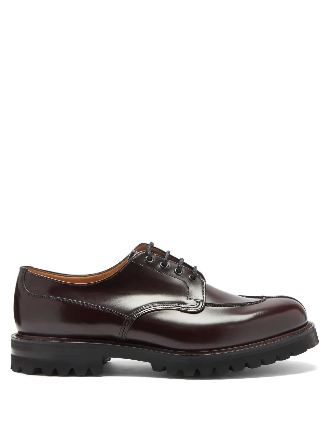 Edgerton polished-leather derby shoes - 1