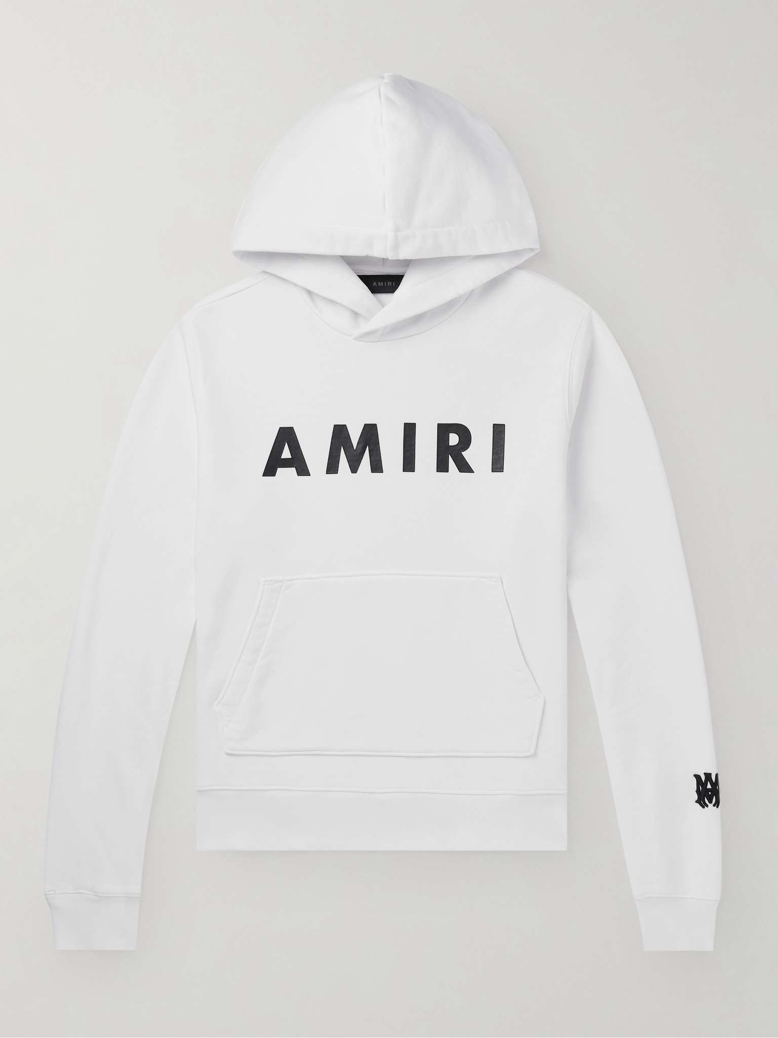 Logo-Detailed Cotton-Jersey Hoodie - 1