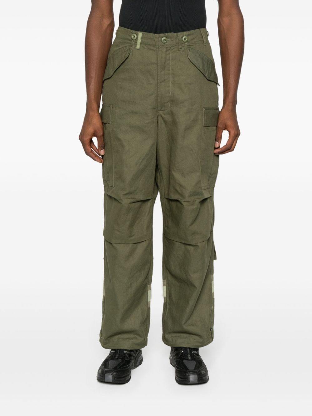 Hi-Vis M65 wide-leg cargo pants - 3