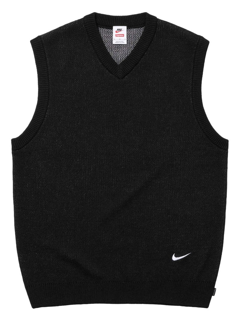 x Nike "SS25 - Black" knitted vest - 1