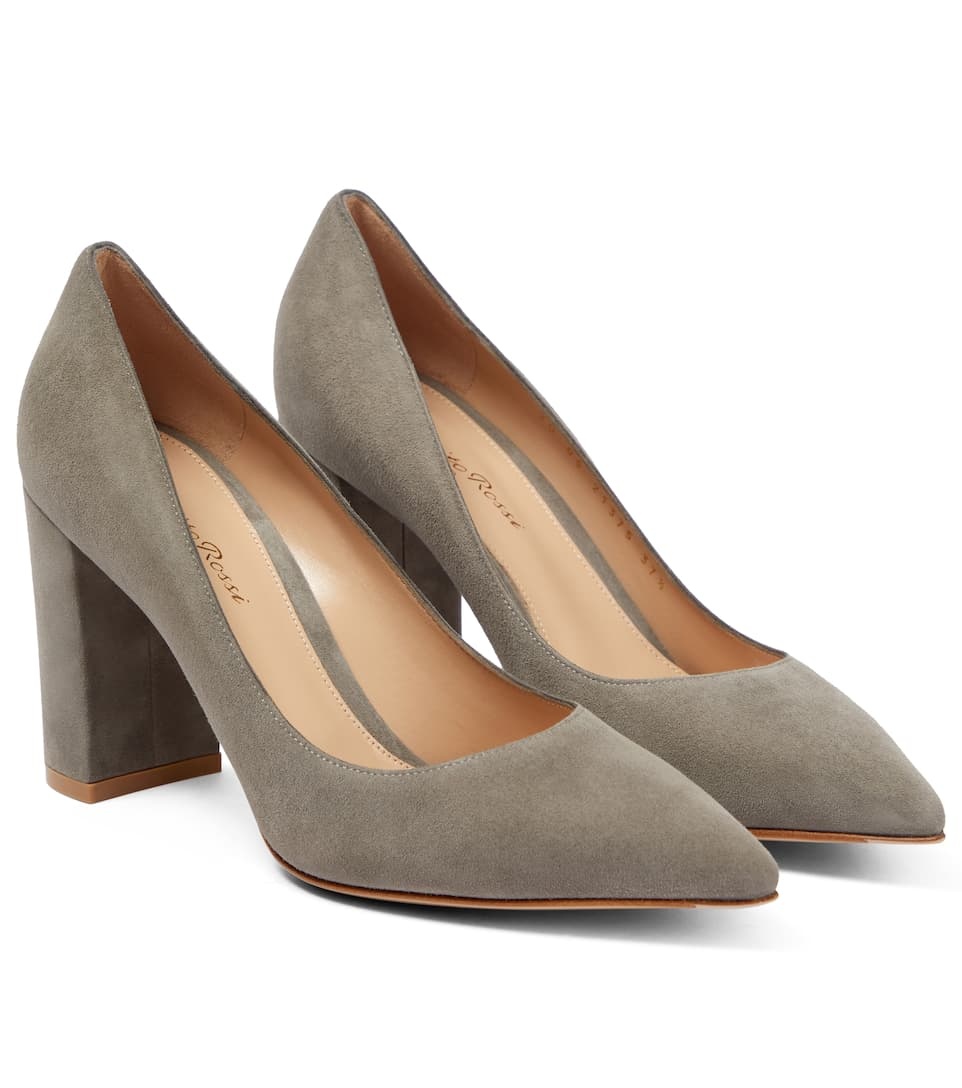 Gianvito Rossi Piper 85 suede pumps mytheresa REVERSIBLE