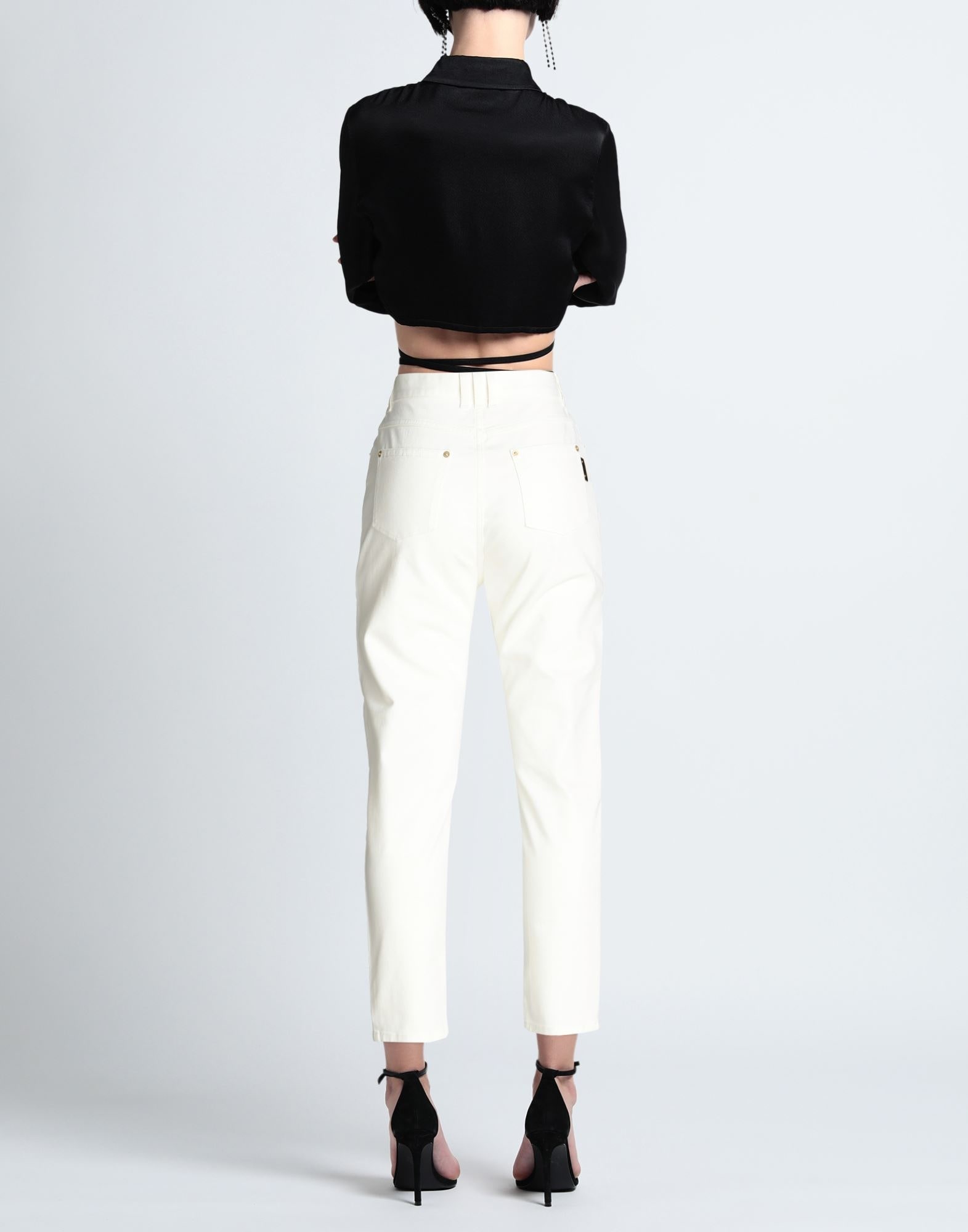 White Women's Denim Pants - 3