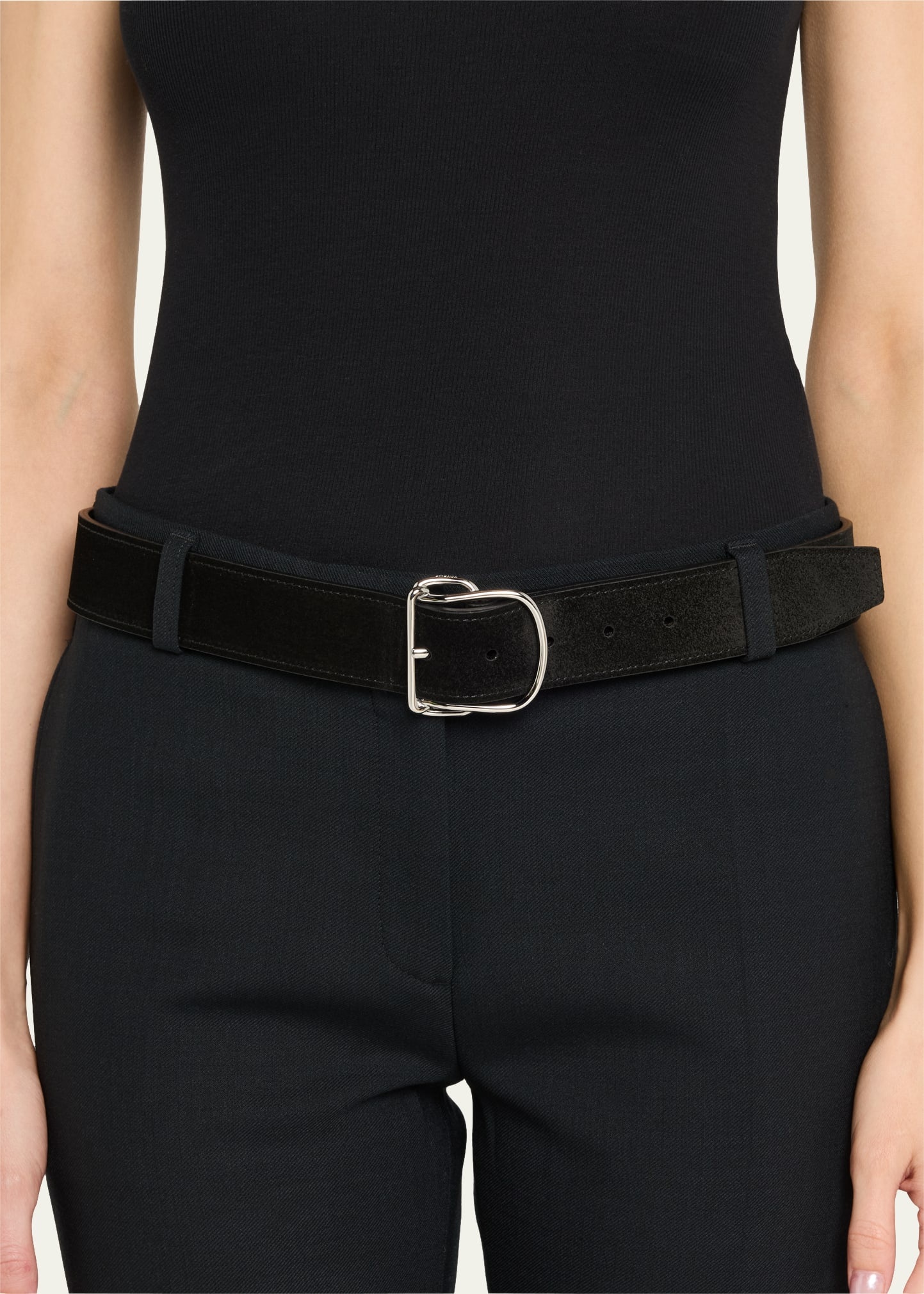 Swirl Suede Belt - 2