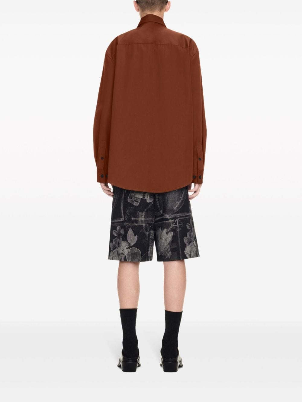 Ow Emb Cotgab Milit shirt - 4