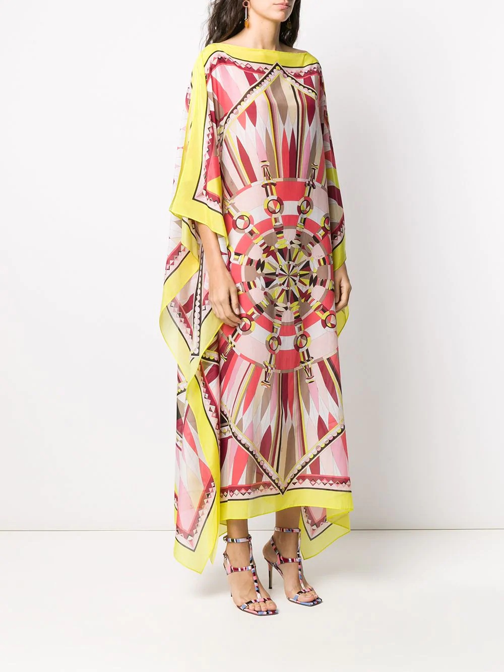 printed kaftan dress - 3