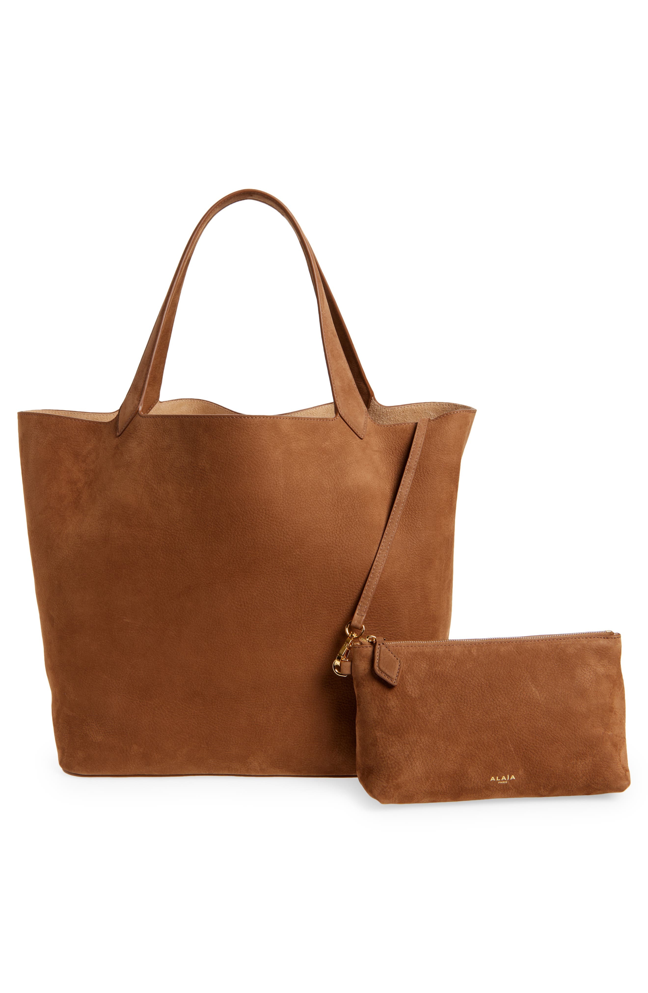 Alaïa Le Cabas Suede Tote in Terre D Ombre at Nordstrom - 2