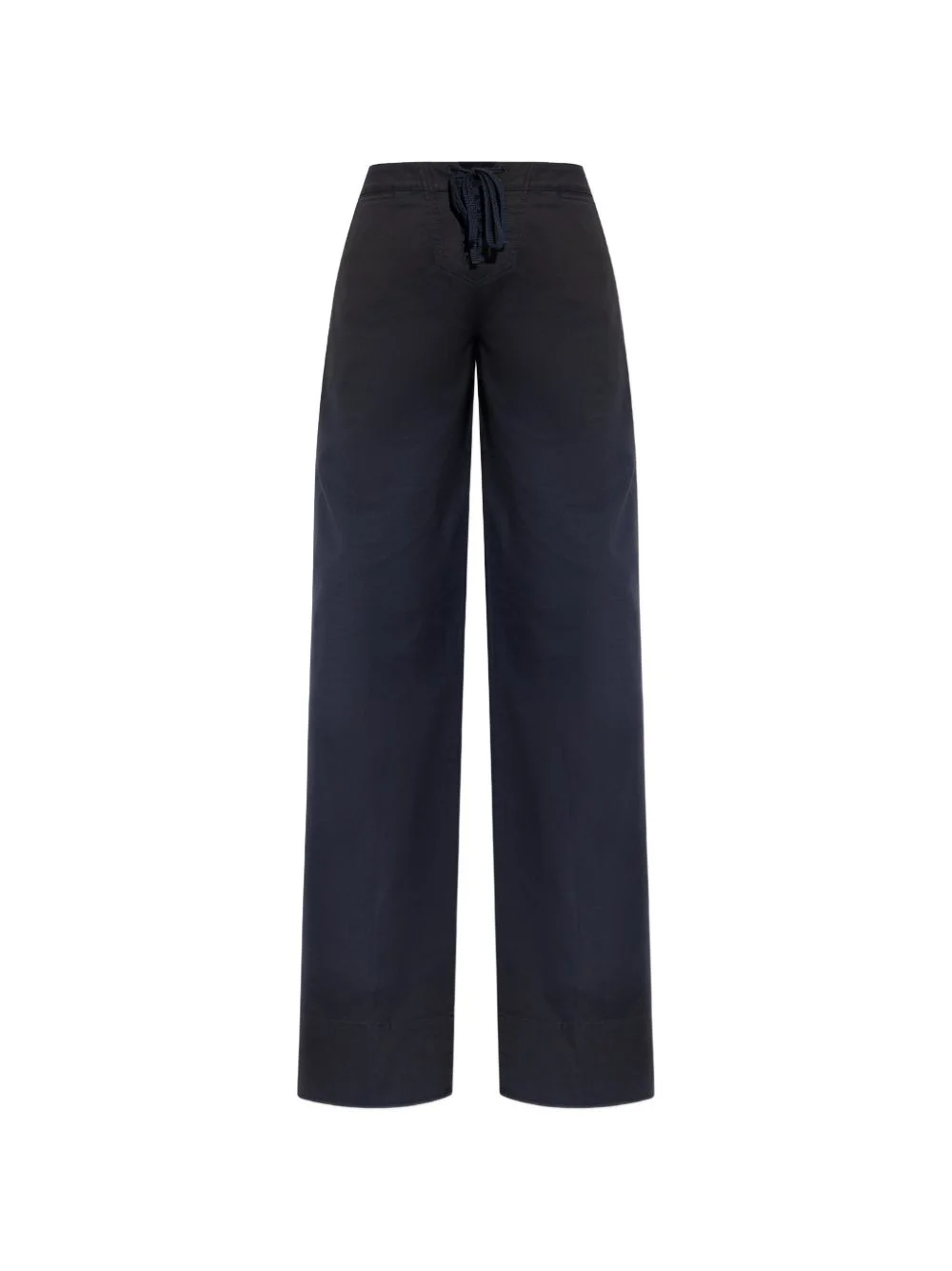 buttoned-detail drawstring trousers - 1