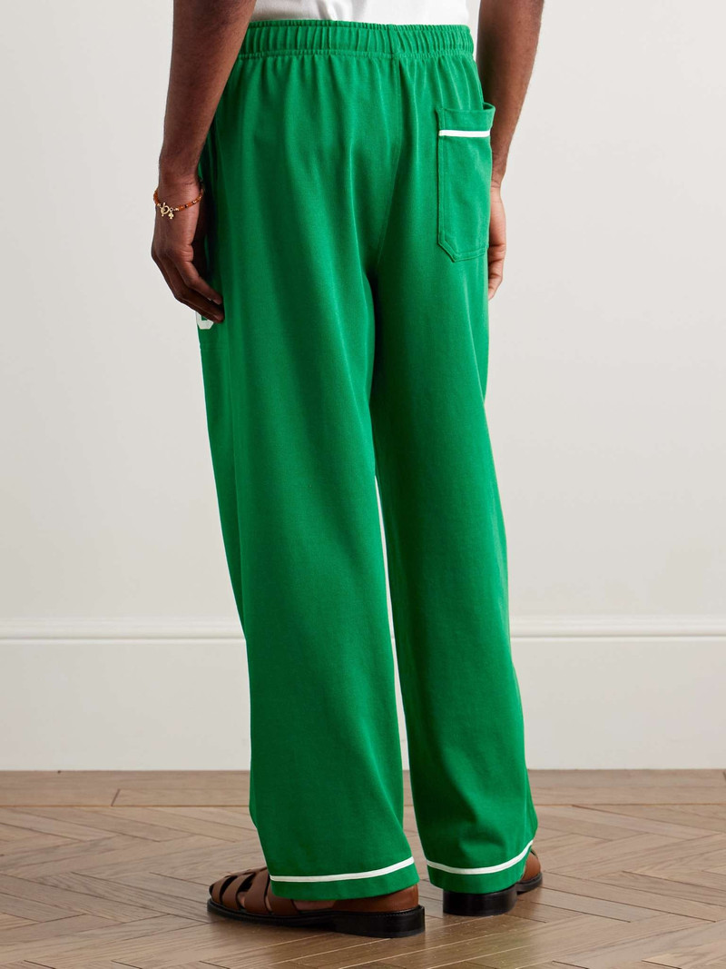 Sophomore Straight-Leg Appliquéd Cotton and Lyocell-Blend Jersey Sweatpants 4