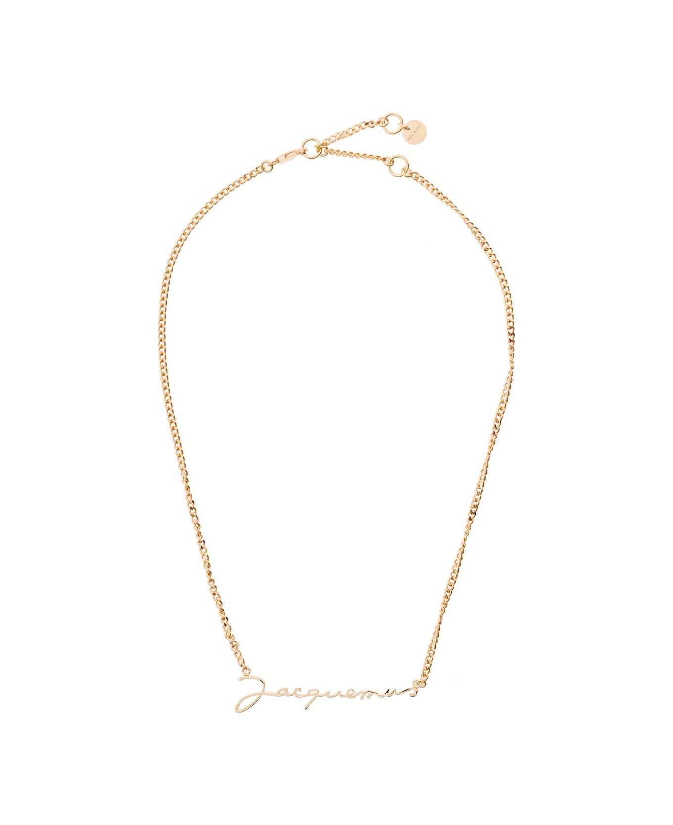 Le Chaine Necklace With Logo Plaque - 1
