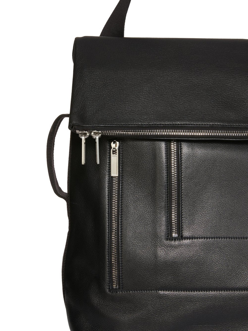 Cargo leather backpack 4