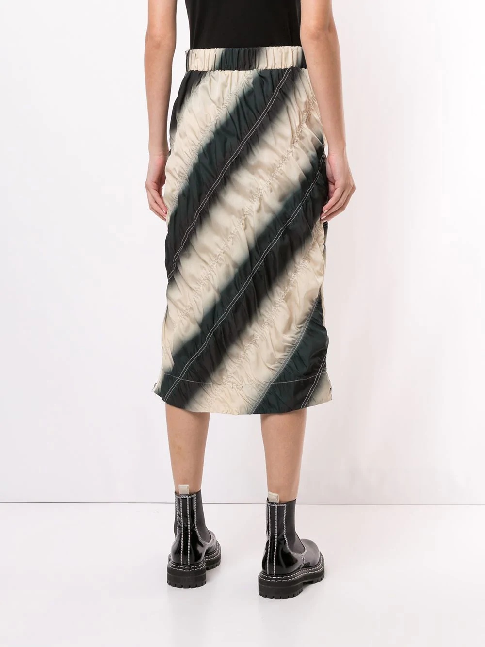 dip dye Parachute skirt - 4