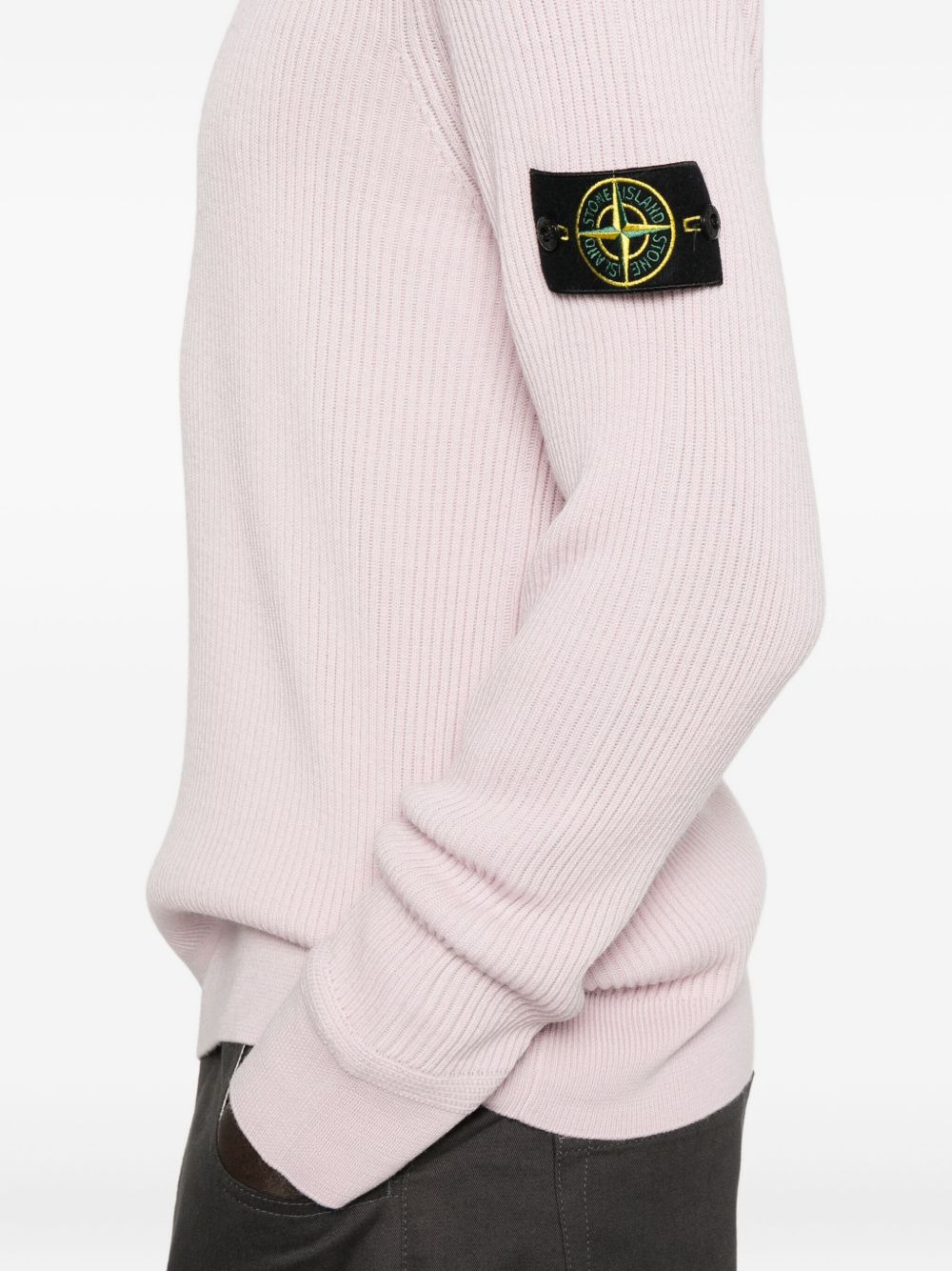 ribbed crew-neck sweater - 5