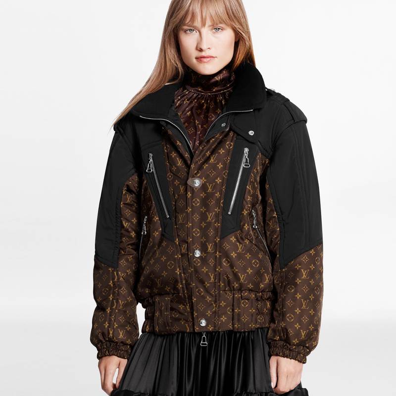 Retro Monogram Oversized Ski Jacket  3