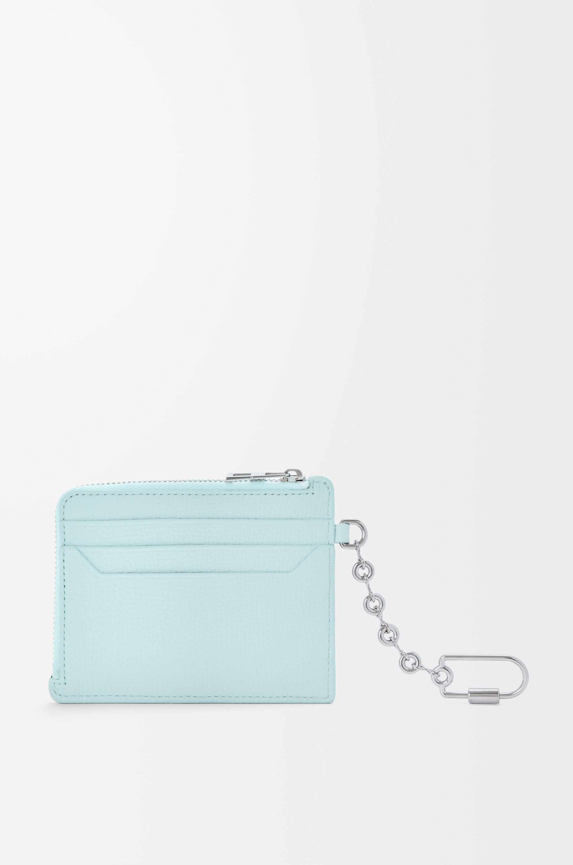 Anagram square coin cardholder in pebble grained calfskin - 3