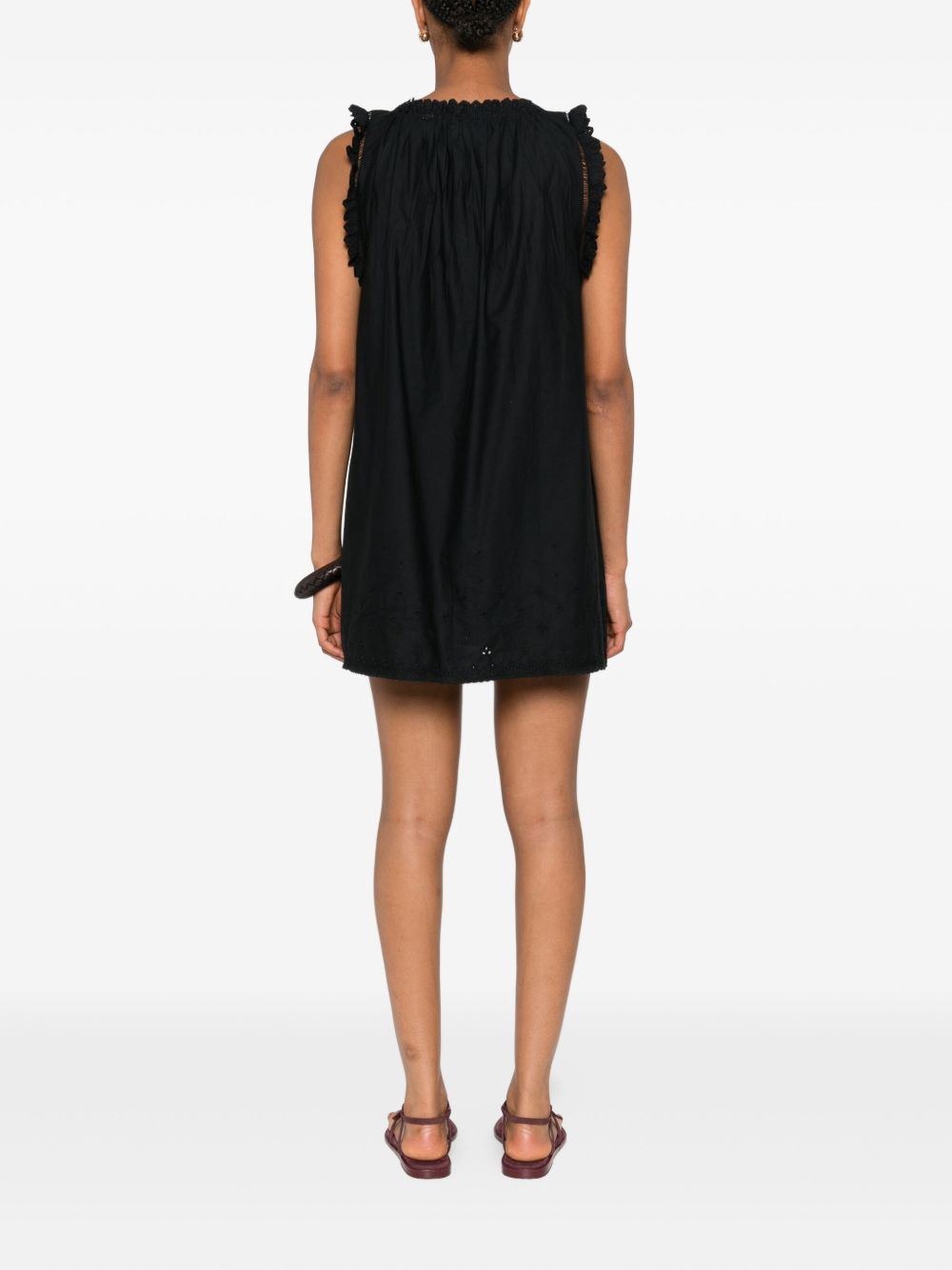 Nessie broderie-anglaise mini dress - 4