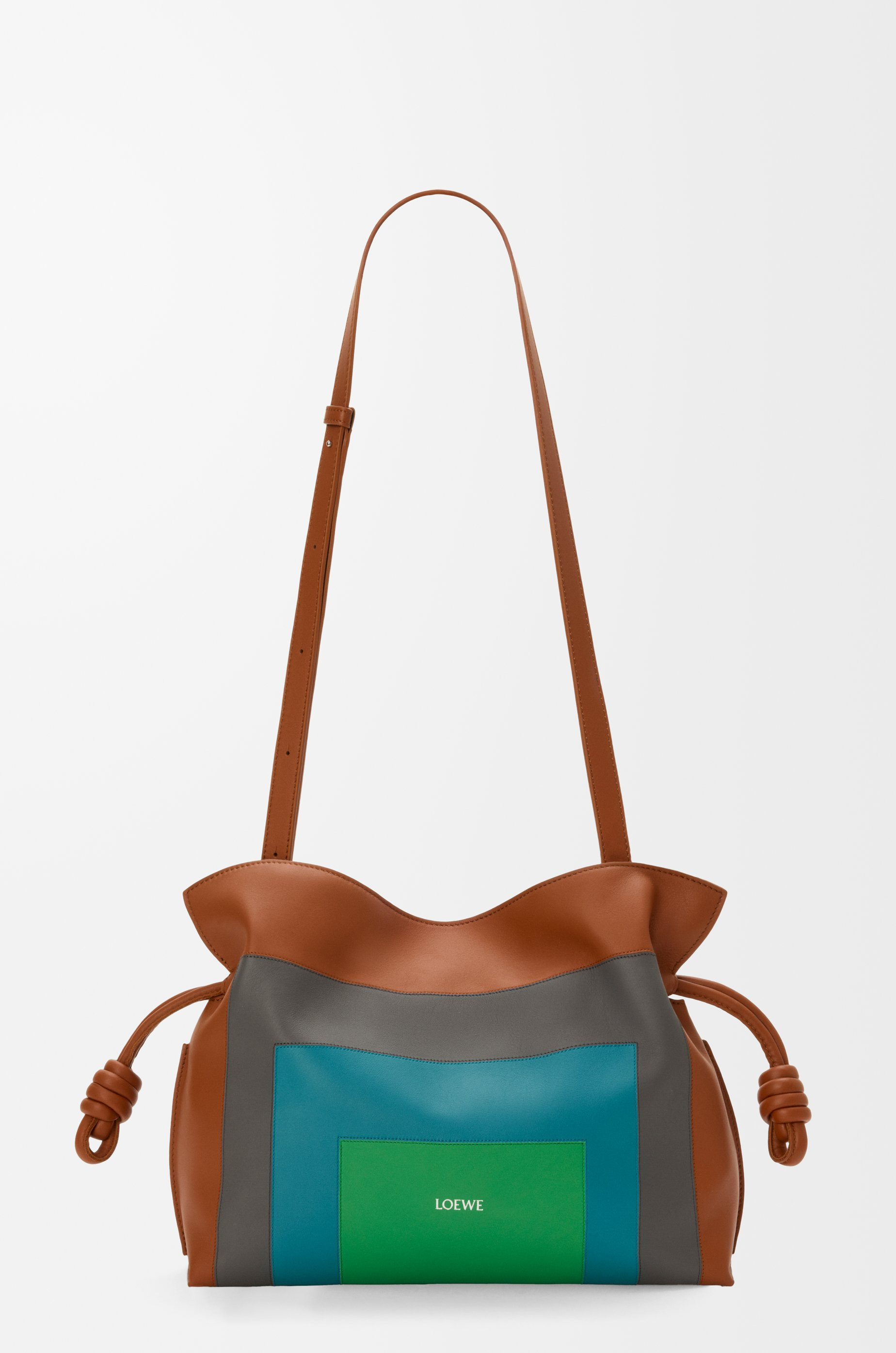 Medium Flamenco clutch in nappa calfskin - 7